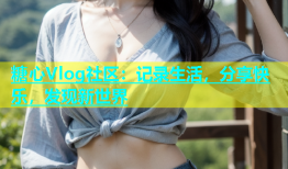 糖心Vlog社区：记录生活，分享快乐，发现新世界