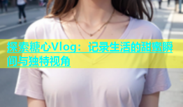 探索糖心Vlog：记录生活的甜蜜瞬间与独特视角