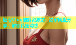 糖心Vlog破解资源站：独家网盘分享，解锁私密诱惑