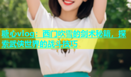糖心vlog：西门吹雪的剑术秘籍，探索武侠世界的战斗技巧