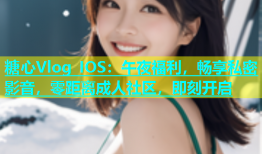 糖心Vlog IOS：午夜福利，畅享私密影音，零距离成人社区，即刻开启