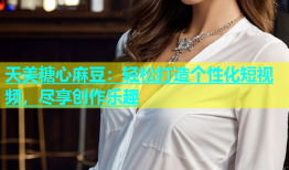 天美糖心麻豆：轻松打造个性化短视频，尽享创作乐趣