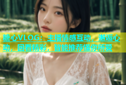 糖心VLOG：主播情感互动，邂逅心动，回看精彩，智能推荐懂你所爱