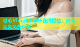 糖心Vlog许木学长在线播放：高清视频免费观看