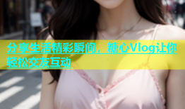 分享生活精彩瞬间，糖心Vlog让你轻松交友互动
