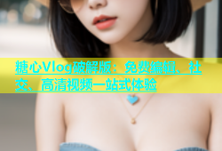 糖心Vlog破解版：免费编辑、社交、高清视频一站式体验