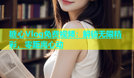 糖心Vlog免费视频：解锁无限精彩，零距离心动