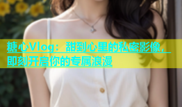 糖心Vlog：甜到心里的私密影像，即刻开启你的专属浪漫