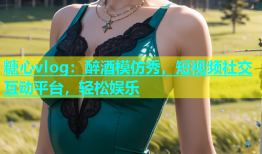 糖心vlog：醉酒模仿秀，短视频社交互动平台，轻松娱乐