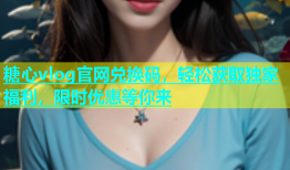 糖心vlog官网兑换码，轻松获取独家福利，限时优惠等你来