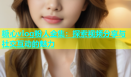 糖心vlog粉人全集：探索视频分享与社交互动的魅力