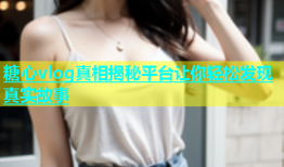 糖心vlog真相揭秘平台让你轻松发现真实故事