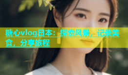 糖心vlog日本：探索风景，记录美食，分享旅程