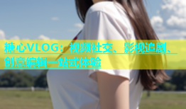 糖心VLOG：视频社交、影视追剧、创意编辑一站式体验