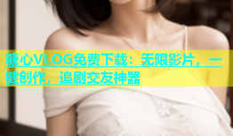糖心VLOG免费下载：无限影片，一键创作，追剧交友神器
