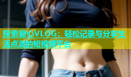 探索糖心VLOG：轻松记录与分享生活点滴的短视频平台
