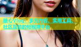糖心Vlog：多元内容、实用工具、社区互动的短视频平台