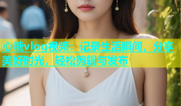 心糖vlog视频：记录生活瞬间，分享美好时光，轻松剪辑与发布