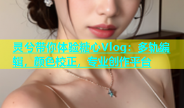 灵兮带你体验糖心Vlog：多轨编辑，颜色校正，专业创作平台