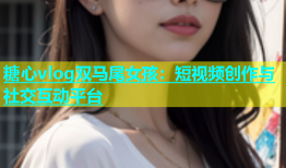 糖心vlog双马尾女孩：短视频创作与社交互动平台