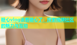 糖心vlog该看糖心了：探索视频社区的魅力与互动