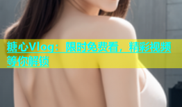 糖心Vlog：限时免费看，精彩视频等你解锁