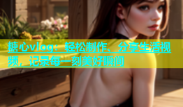 糖心vlog：轻松制作、分享生活视频，记录每一刻美好瞬间