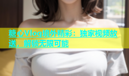 糖心Vlog境外精彩：独家视频放送，解锁无限可能