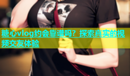 糖心vlog约会靠谱吗？探索真实的视频交友体验