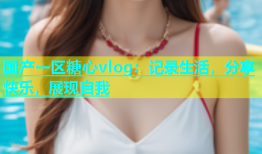 国产一区糖心vlog：记录生活，分享快乐，展现自我
