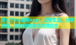 糖心Vlog更新app：记录生活，分享瞬间，随时随地发布视频日志