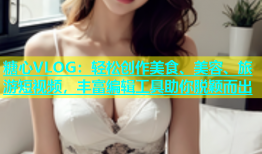 糖心VLOG：轻松创作美食、美容、旅游短视频，丰富编辑工具助你脱颖而出