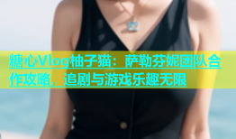 糖心Vlog柚子猫：萨勒芬妮团队合作攻略，追剧与游戏乐趣无限