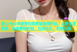 糖心vlog妹妹带你探索短视频平台，记录生活瞬间，分享美好时刻，互动社区，创意无限