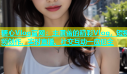 糖心Vlog官网：主演蕾的精彩Vlog，短视频创作、实时直播、社交互动一应俱全