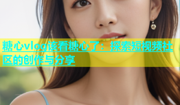 糖心vlog该看糖心了：探索短视频社区的创作与分享