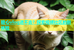糖心vlog进不去？探索视频社区的新体验
