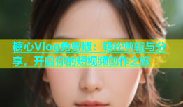 糖心Vlog免费版：轻松剪辑与分享，开启你的短视频创作之旅