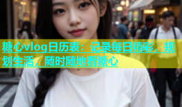 糖心vlog日历表：记录每日精彩，规划生活，随时随地看糖心