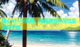 糖心VLOG官网：短视频创作与社交互动平台