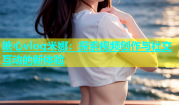 糖心vlog米娜：探索视频创作与社交互动的新体验
