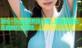 糖心vlog女演员排行榜：探索视频社区的魅力与互动