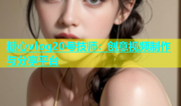 糖心vlog20号技师：创意视频制作与分享平台