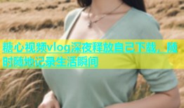 糖心视频vlog深夜释放自己下载，随时随地记录生活瞬间