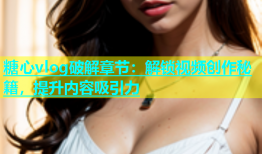 糖心vlog破解章节：解锁视频创作秘籍，提升内容吸引力