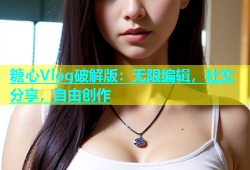 糖心Vlog破解版：无限编辑，社交分享，自由创作