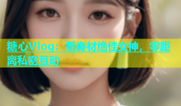 糖心Vlog：看身材绝佳女神，零距离私密互动