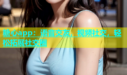 糖心app：语音交友，视频社交，轻松拓展社交圈