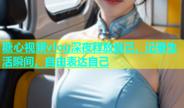 糖心视频vlog深夜释放自己，记录生活瞬间，自由表达自己