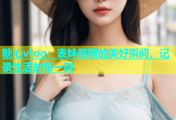 糖心vlog：表妹假期的美好瞬间，记录生活的每一刻